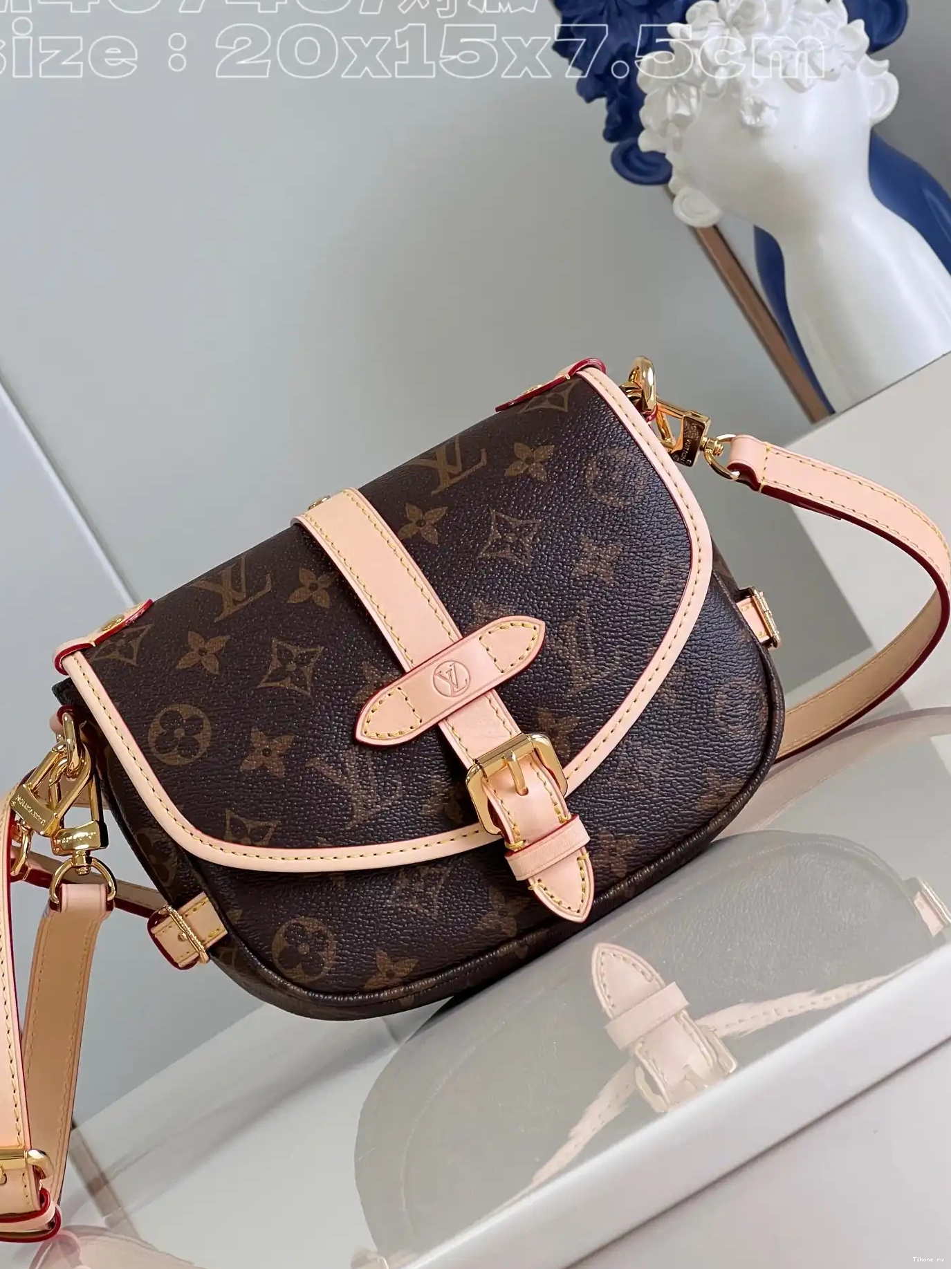 Affordable Saumur VUITTON BB LOUIS 0510